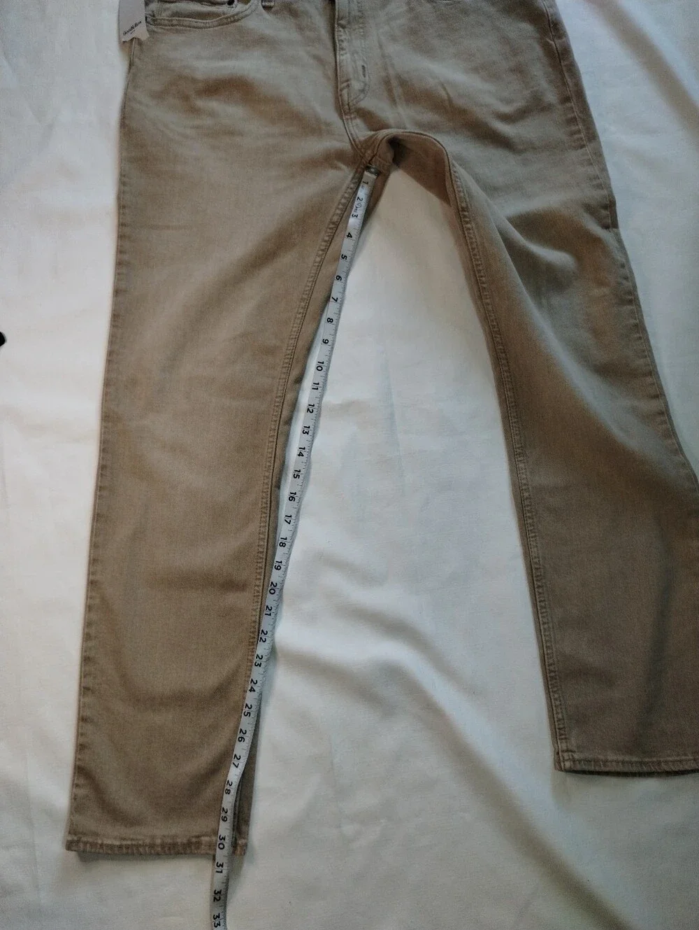 Goodfellow & Co Slim Straight Beige Jeans